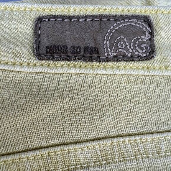 AG Denim Women's Jeans The Stevie Ankle Slim Straight Ankle Yellow Size 26R - Picture 11 of 16